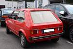 Heckansicht eines VW Golf 1 MK1 GL aus dem Jahr 1978. Start zum 8. Saarner Oldtimer Cup am 22.08.2021.