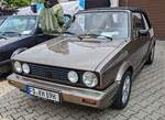 =VW Golf Cabrio, gesehen beim Ortsjubiläum 1000 Jahre Großenbach im Juni 2025
