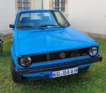 =VW Golf I, ausgestellt bei der Oldtimerausstellung bei Schloss Fasanerie, 06-2025