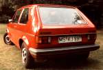 VW-Golf der ersten Generation (DEUTSCHLAND // Kreis Steinfurt - Greven, Juni 1983, eingescanntes Foto)