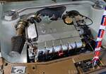 =Motor des VW Golf III VR6, gesehen bei der Oldtimerveranstaltung in Frankenberg/Eder. Mai 2023