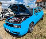 =VW Golf III Variant, ausgestellt bei der Oldtimerausstellung Blech & Barock bei Schloss Fasanerie, 07-2026