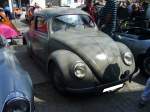 VW Typ 11 von 1948. Gem Fahrzeugidentittsurkunde wurde der Wagen am 23.09.1948 nach Kln ausgeliefert. Oldtimertreffen Kettwig am 01.05.2013.