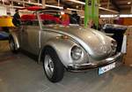 =VW Käfer Cabrio, gesehen bei der Technorama in Kassel im März 2017