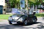 VW K�fer Cabriolet, am 1.5.2026 auf dem Weg zu Fr�hlingserwachen der Oldtimerfreunde Grenzland auf dem Loherhof in Geilenkirchen 