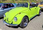 =VW K�fer Cabrio, gesehen bei der Oldtimerveranstaltung in Frankenberg, 05-2026