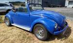 =VW K�fer Cabrio, steht bei einer Oldtimerveranstaltung in Unterbreizbach, 07-2026 