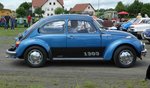 =VW Käfer 1303, gesehen bei den Motorrad-Oldtimer-Freunden Kiebitzgrund im Juni 2016