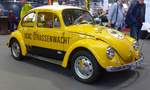 =VW Käfer der ADAC-Strassenwacht, ausgestellt bei den Retro Classics in Stuttgart, 03-2019