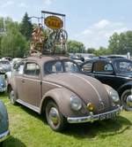 =VW Käfer steht auf dem Ausstellungsgelände in Bad Camberg anl.