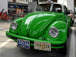 Dieses VW 113 Mexiko-Taxi war Mitte August 2020 im Verkehrszentrum des Deutschen Museums in München zu sehen.