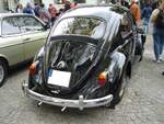 Heckansicht eines VW Typ 1 aus dem Jahr 1962. Oldtimertreffen des AMC Essen-Kettwig am 01.05.2022.
