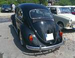 Heckansicht eines VW Typ 1  K�fer  des Modelljahres 1959.
