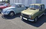 Zwei Ikonen der Massenmotorisierung der 1960´er Jahre in Deutschland und Frankreich.
