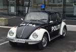 ,,Petra‘‘ ein Polizei-Oldy VW 1300 vor der neuen Polizeiwache in Hamar/Norwegen am 09.07.2012.