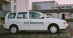 VW Polo (III 6N) der Firma R+B Bewachung GmbH im Frühjahr 2000 in Wolfen
