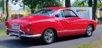 =Karmann Ghia auf dem Weg zur Oldtimerausstellung bei Schloss Fasanerie, 06-2025