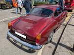 Heckansicht eines VW Typ 14 Karmann-Ghia Coupe.