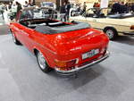 Heckansicht eines VW Typ 4 Cabriolet Prototypen aus dem Jahr 1968.