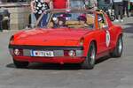 VW Porsche 914-6, BJ 1970, nahm an der Luxemburg Classic Rallye Teil.