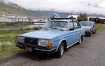 Volvo 244 DL am 28.05.25 in Seydisfjördur.