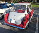 Heckansicht eines Z�ndapp Janus aus dem Jahr 1957.