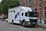 Pferdetransporter Mercedes-Benz Axor der Federale Politie, Aufnahme am 21.07.2012 in Brussel