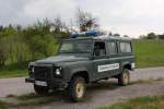 Land Rover der bulgarischen Grenzpolizei am 7.5.2013 bei Gaijevo nahe  der mazedonischen Grenze.