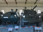 Bundesgrenzschutz-Sonderfahrzeuge im Militärhistorischen Museum der Bundeswehr, links der SW II (Kfz.
