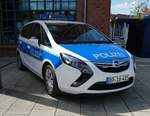 =Opel Zafira der Bundespolizei, gesehen im Juni 2019 beim Hessentag in Bad Hersfeld