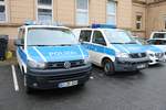Zwei Bundespolizei VW T5 am 01.02.20 in Mainz Hbf 
