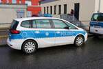 Bundespolizei Gießen Opel Zafira Streifenwagen am 13.04.23 in Gießen am Bahnhof