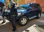 =Toyota Land Cruiser GX.R V8 der Bundespolizei, gesehen beim Tag des Blaulichts 2023 in Hünfeld.