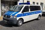 =VW T 5 der Bundespolizeiabteilung HÜNFELD, gesehen beim Tag des Blaulichts 2023 in Hünfeld.