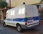 =Ford Transit der Bundespolizei Hünfeld, eingesetzt beim Tag des Blaulichts 2023 in Hünfeld.