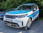 =Land Rover Discovery der Bundespolizei steht auf dem Gästeparkplatz anl. der Feierlichkeiten  100 Jahre Feuerwehr HÜNFELD  im Juni 2025