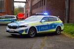 Bundespolizei BMW 5er FustW am 18.04.26 beim Blaulichttag in Henschel Museum Kassel.