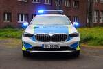 Bundespolizei BMW 5er FustW am 18.04.26 beim Blaulichttag in Henschel Museum Kassel.
