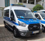 =Ford Transit der Bundespolizei steht auf einem Parkplatz in Bad Reichenhall im August 2026