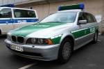 BMW Touring als Einsatzfahrzeug der Bundespolizei steht vor der Bundespolizeiinspektion Erfurt im November 2012