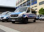 Neuer Polizei Hessen Mercedes Benz Sprinter am 26.09.15 auf der IAA in Frankfurt am Main