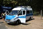 Polizei Hessen Mercedes Benz Sprinter Lautsprecherwagen am 18.08.18 beim Polizeitag in Hanau