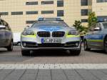 Autobahnpolizei Hessen BMW 5er Downside am 26.09.15 auf der IAA in Frankfurt am Main