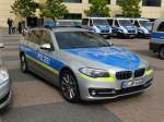 Autobahnpolizei Hessen BMW 5er am 26.09.15 auf der IAA in Frankfurt am Main