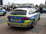 Autobahnpolizei Hessen BMW 5er am 26.09.15 auf der IAA in Frankfurt am Main