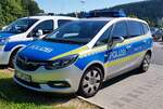 =Opel Zafira der LaPo Hessen steht auf einem Parkplatz in Petersberg, 06-2021