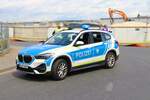 Polizei Aschaffenburg BMW X3 FustW am 22.07.23 bei einer Übung in Hafen