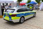 Autobahnpolizei Langenselbold BMW 5er FustW am 04.05.24 beim Tag des Blaulichts in Nidderau