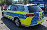=VW Passat der LaPo Hessen, gesehen auf dem Ausstellungsgelände anl. der Feierlichkeiten  100 Jahre Feuerwehr HÜNFELD  im Juni 2025