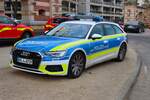 Polizei Mainz Audi A6 FustW am 31.12.25 beim Silvester Abschwimmen 2025 in Mainz am Rheinufer